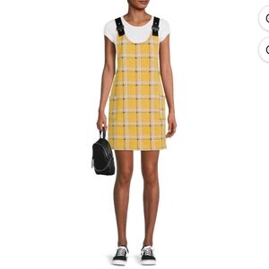 Whimsy Twee Yellow Pinafore Jumper Dress